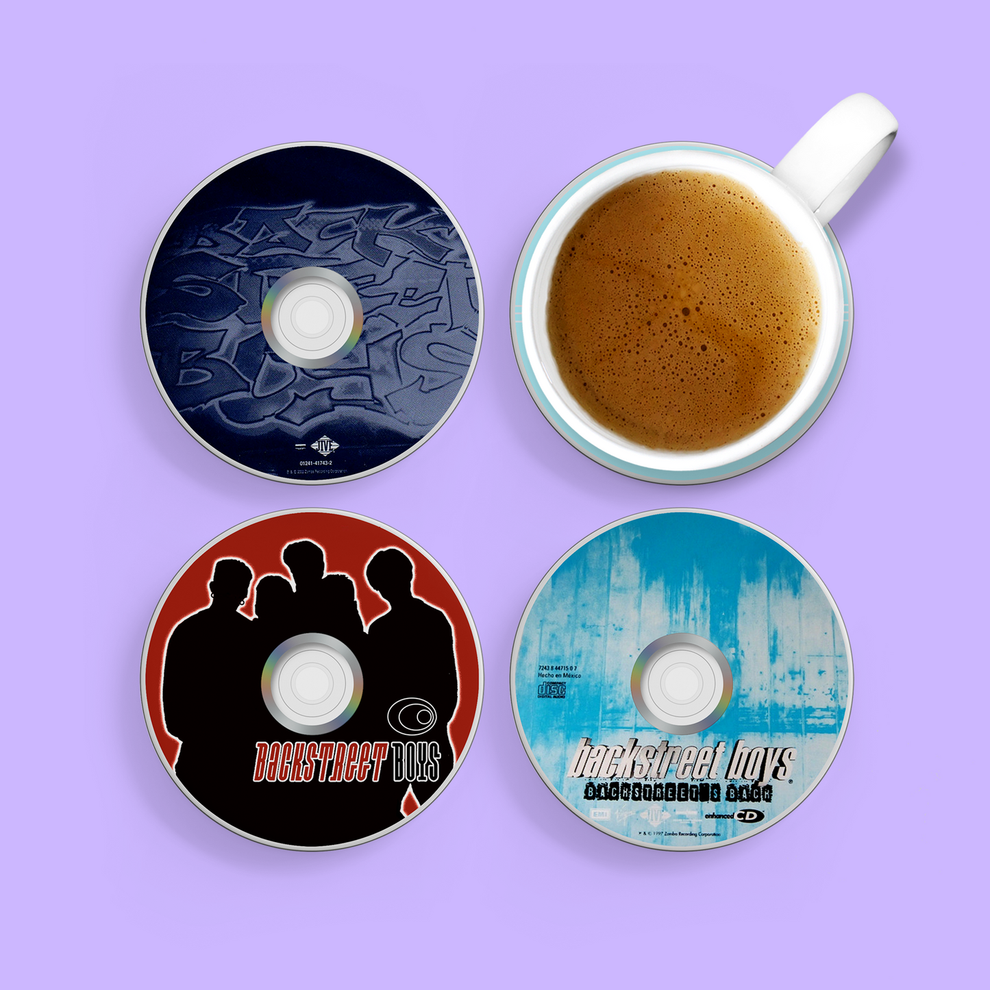 Throwback CD Coasters - Backstreet Boys