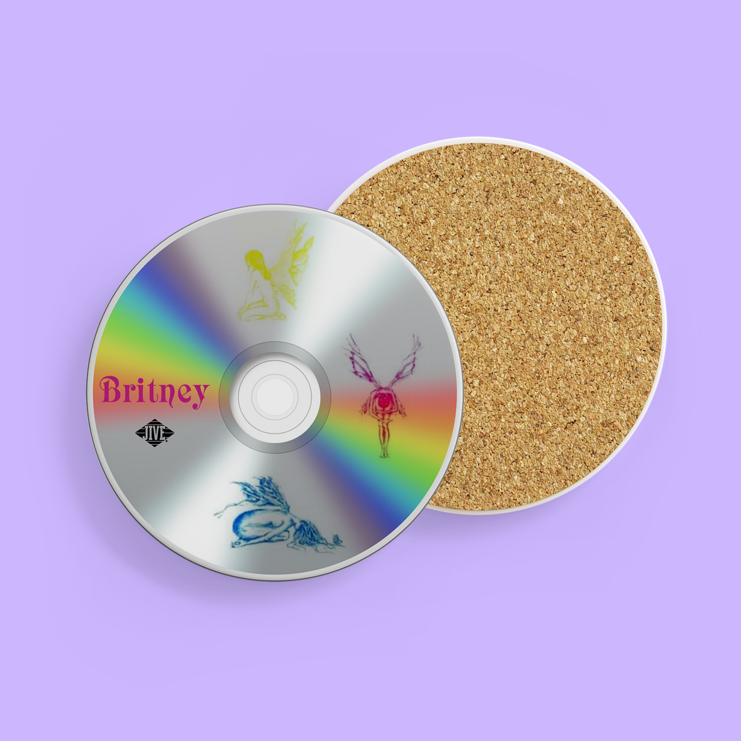 Throwback CD Coasters - Britney Spears