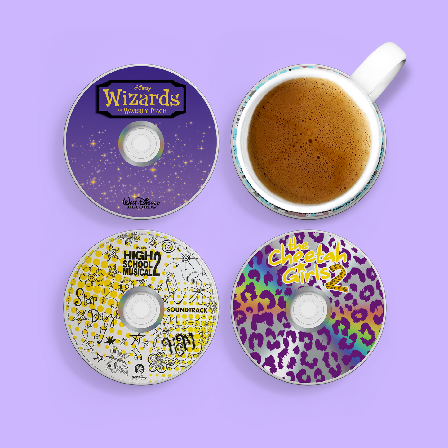 Throwback CD Coasters - Encore Energy Pack