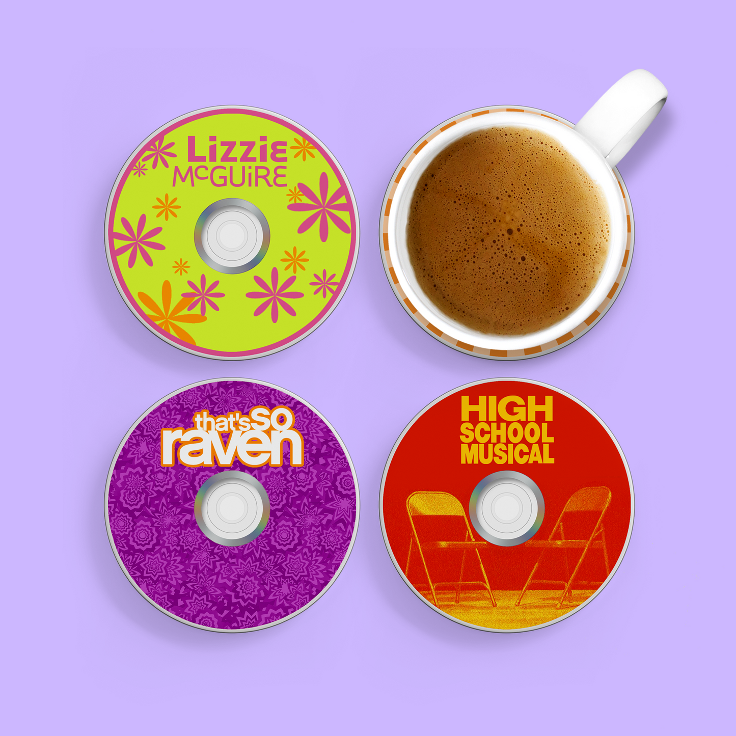Throwback CD Coasters - OG Icons Pack