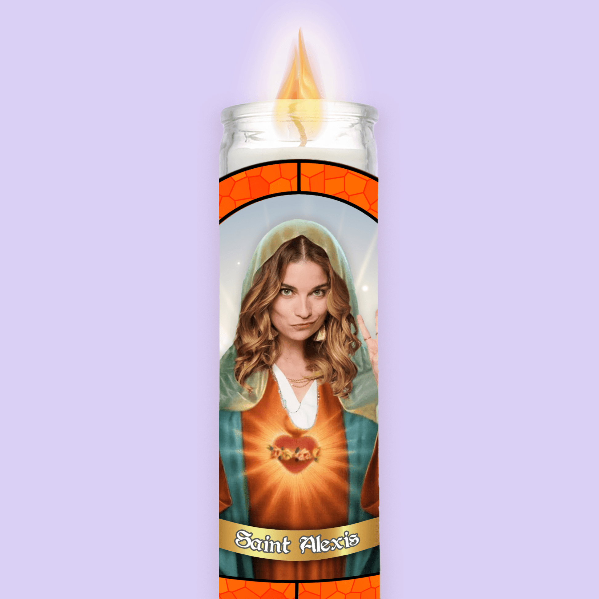 Schitt's Creek Prayer Candle - Alexis image 0
