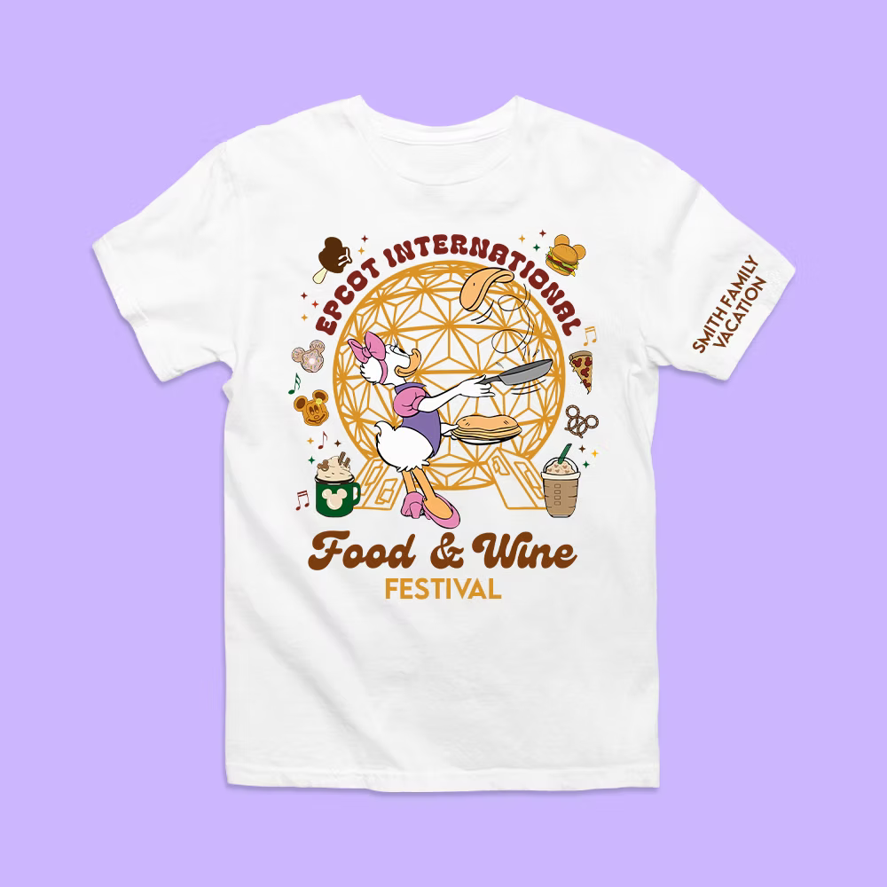 Disney Epcot Personalized Shirt - Food & Wine Festival - Two Crafty Gays