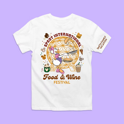 Disney Epcot Personalized Shirt - Food & Wine Festival - Two Crafty Gays