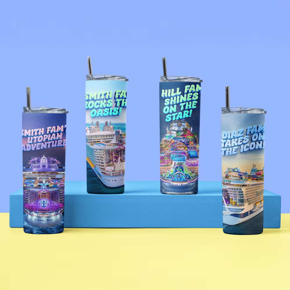 Royal Caribbean Personalized Tumbler - Two Crafty Gays