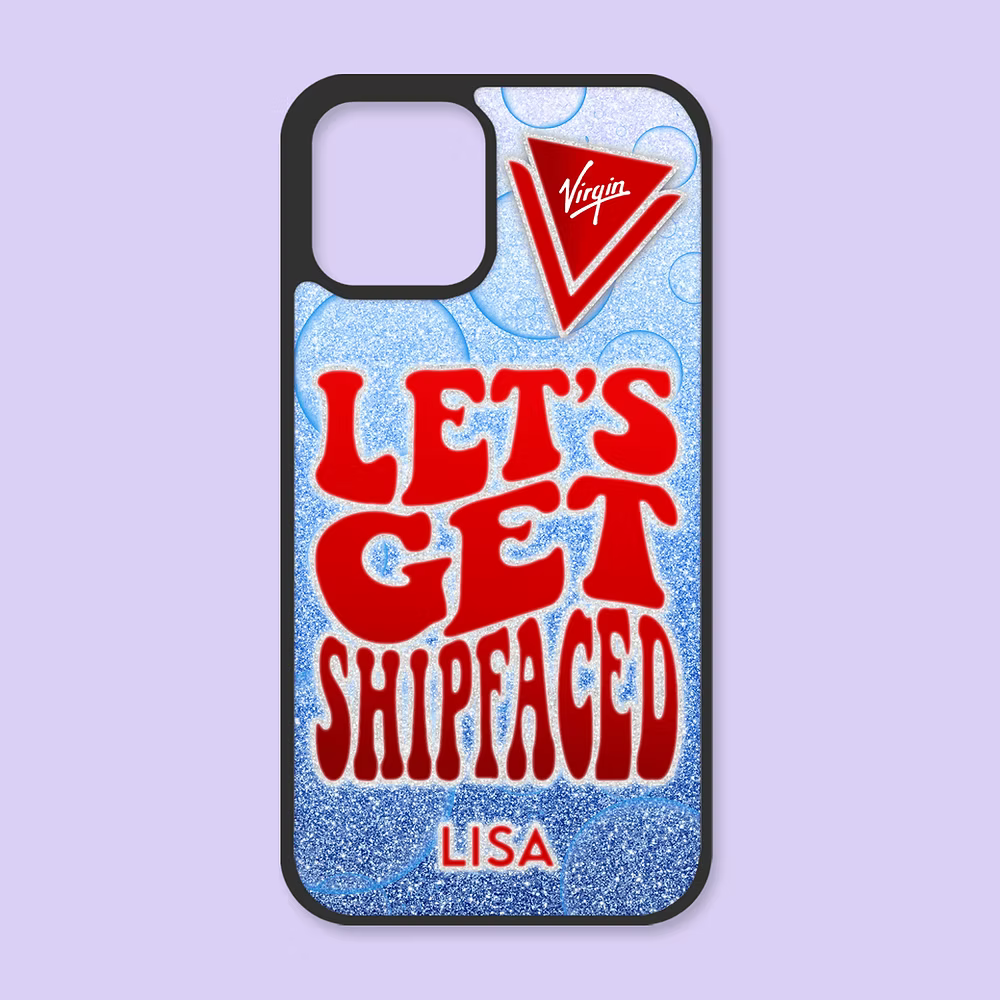 Virgin Voyages Personalized iPhone Case - Let's Get Shipfaced - Two Crafty Gays