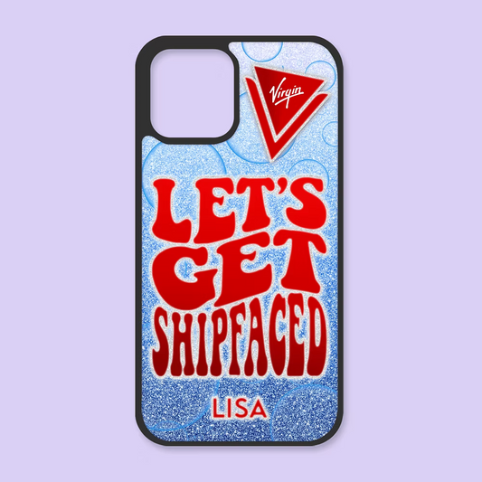 Virgin Voyages Personalized iPhone Case - Let's Get Shipfaced - Two Crafty Gays
