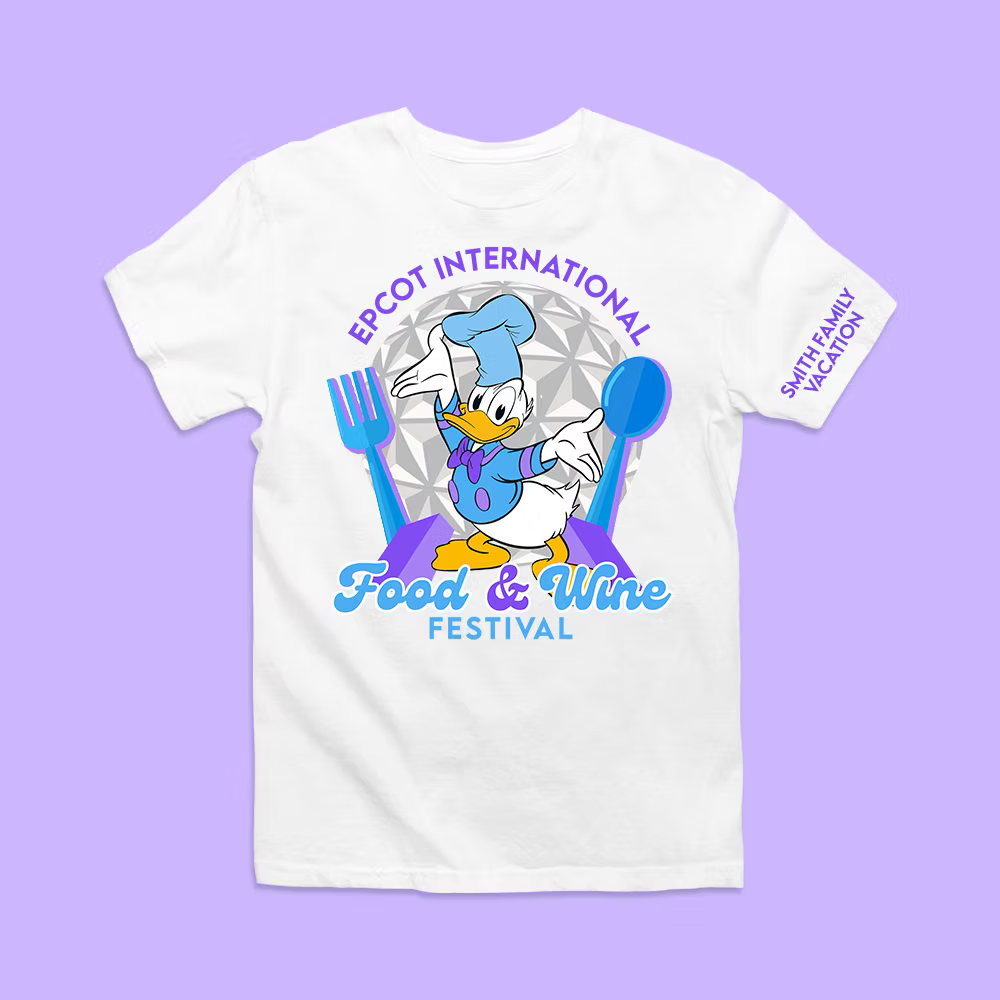 Disney Epcot Personalized Shirt - Food & Wine Festival - Two Crafty Gays