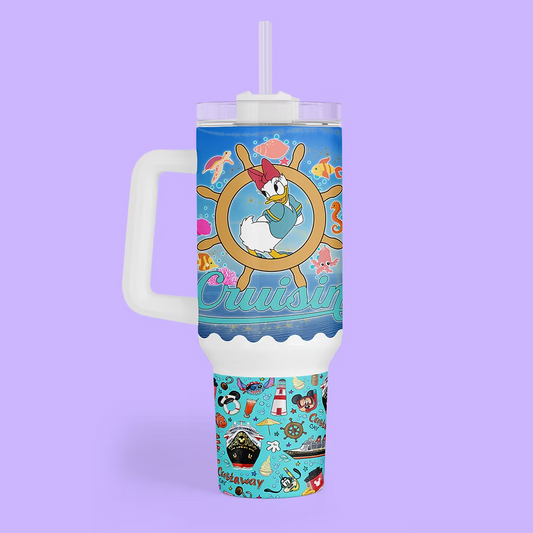 Disney Cruise 40 oz Quencher Tumbler - Two Crafty Gays