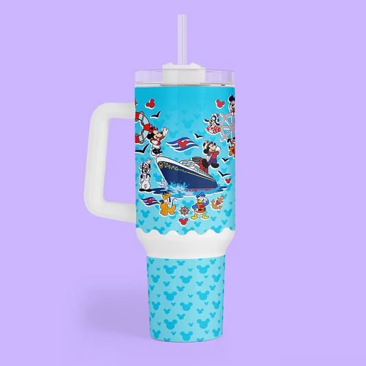 Disney Cruise 40 oz Quencher Tumbler - Two Crafty Gays