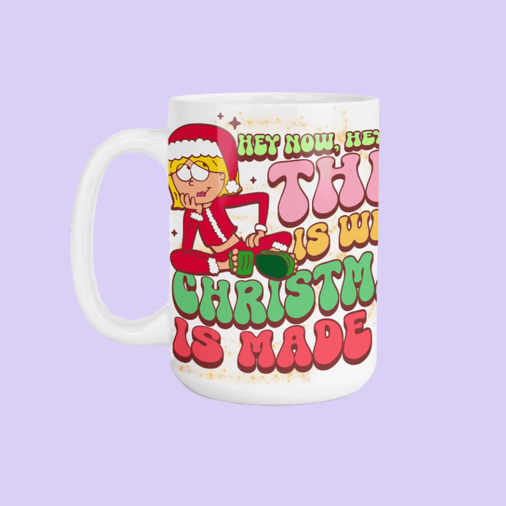 Lizzie McGuire Christmas Mug - Two Crafty Gays