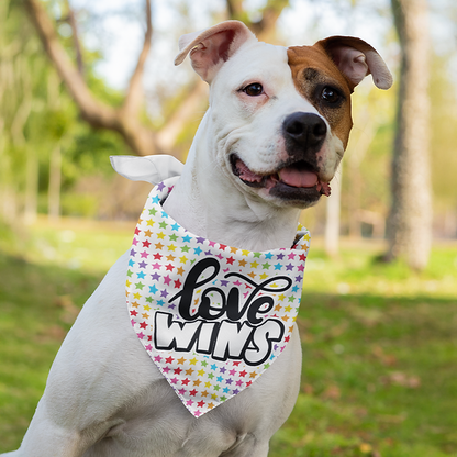 Pride Pet Bandana - I Love My Moms - Two Crafty Gays
