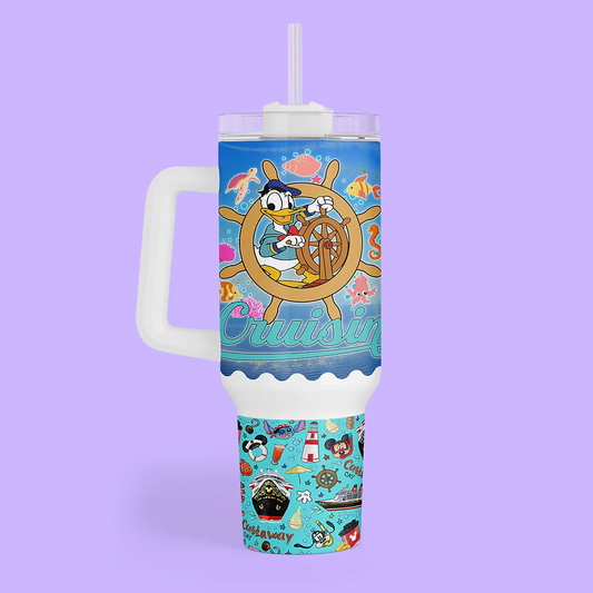 Disney Cruise 40 oz Quencher Tumbler - Two Crafty Gays
