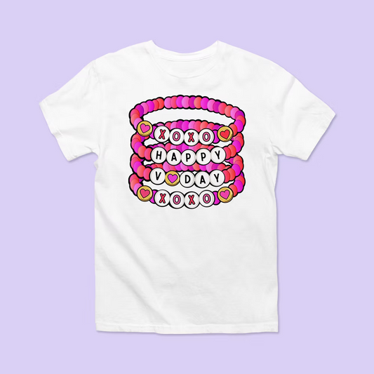 Valentine's Day Friendship Bracelet Shirt - Two Crafty Gays