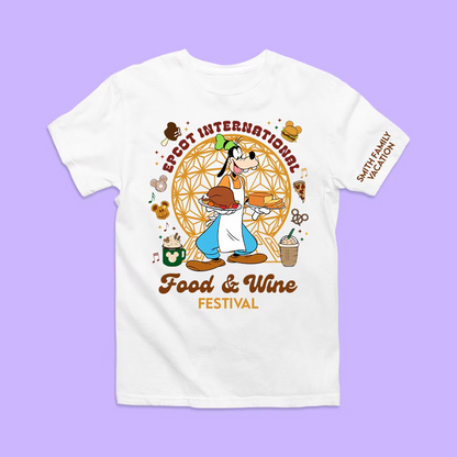 Disney Epcot Personalized Shirt - Food & Wine Festival - Two Crafty Gays