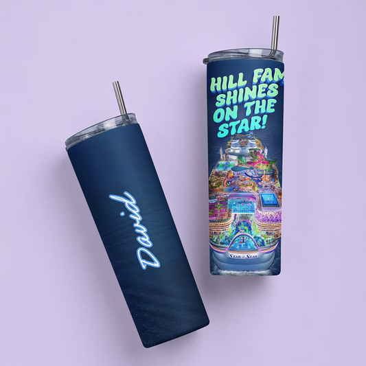 Royal Caribbean Personalized Tumbler - Two Crafty Gays