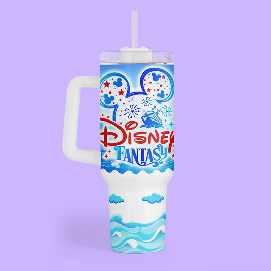 Disney Cruise 40 oz Quencher Tumbler - Two Crafty Gays