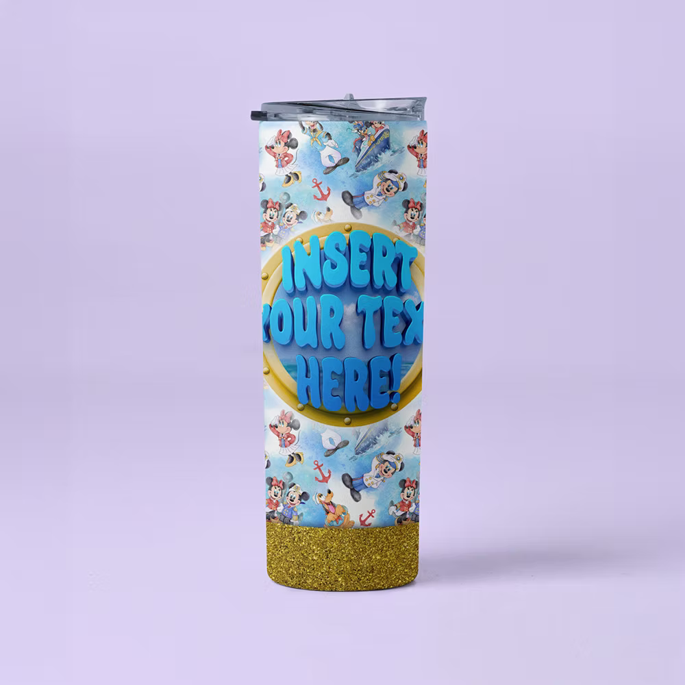 Disney Cruise Personalized Tumbler - Two Crafty Gays