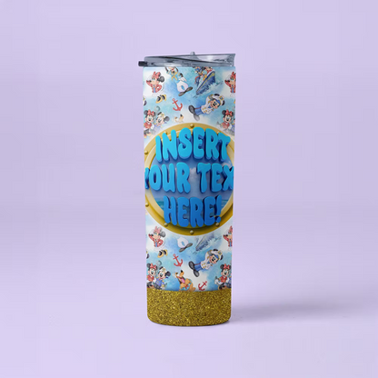 Disney Cruise Personalized Tumbler - Two Crafty Gays