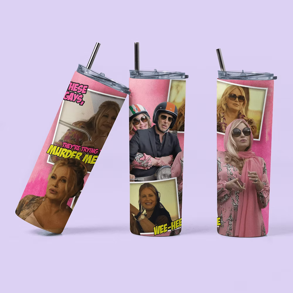 White Lotus Personalized Tumbler Cup - Tanya (Jennifer Coolidge)
