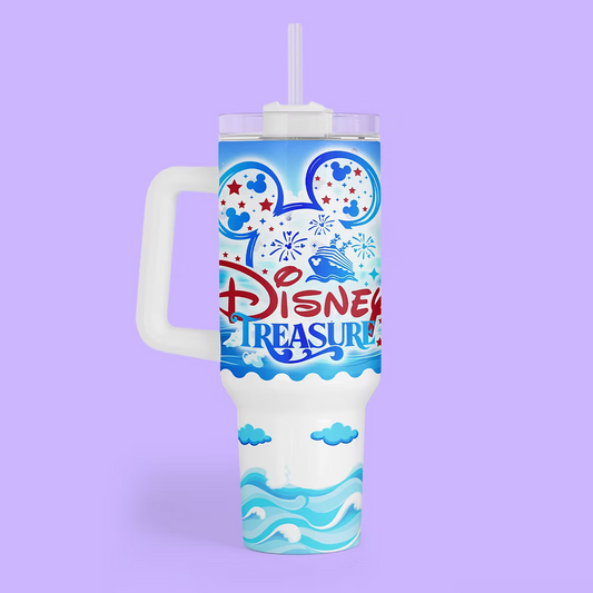 Disney Cruise 40 oz Quencher Tumbler - Two Crafty Gays