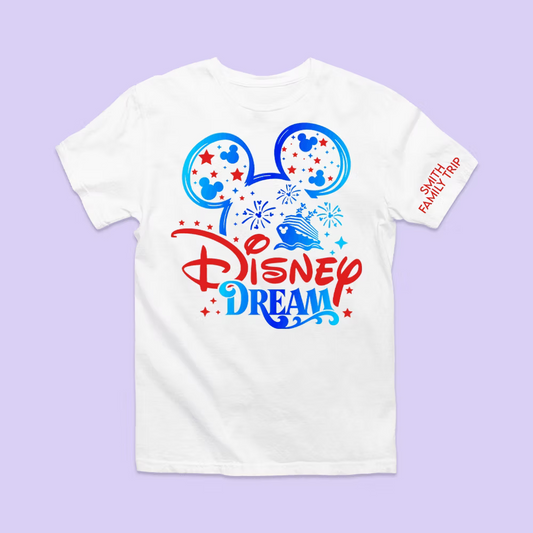 Disney Cruise Line Personalized Shirt - Dream - Two Crafty Gays