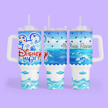 Disney Cruise 40 oz Quencher Tumbler - Two Crafty Gays