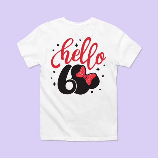 Disney Birthday Shirt - Hello 60 - Two Crafty Gays