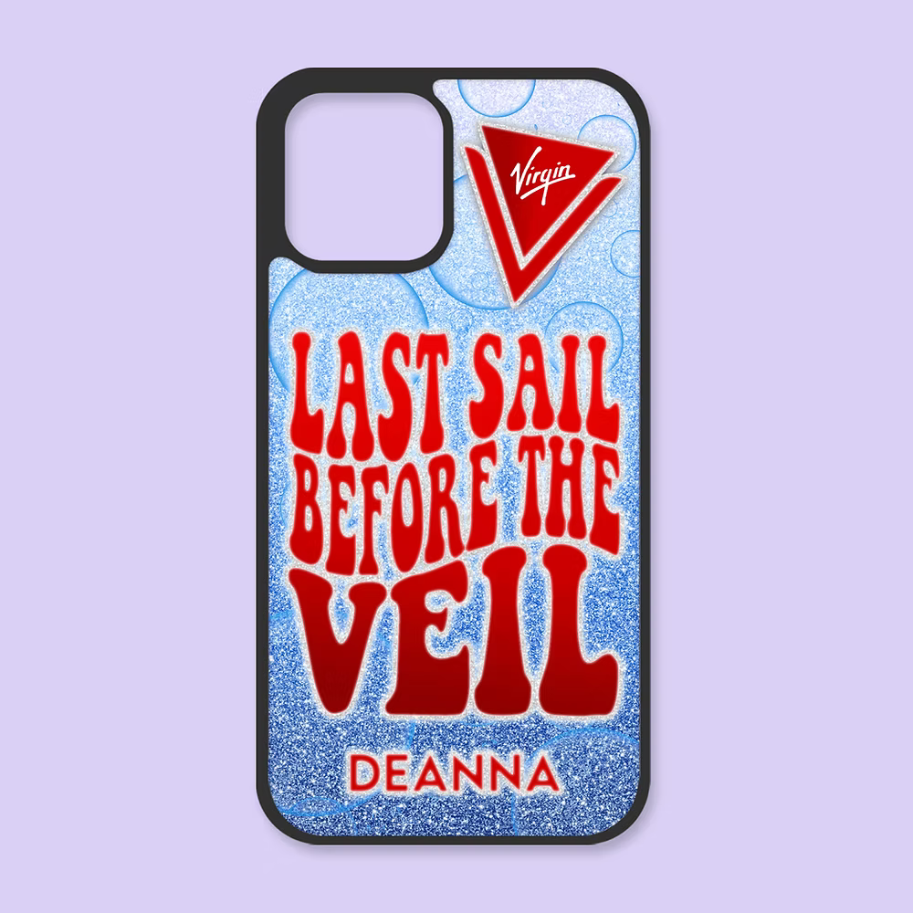 Virgin Voyages Personalized iPhone Case - Last Sail Before the Veil - Two Crafty Gays