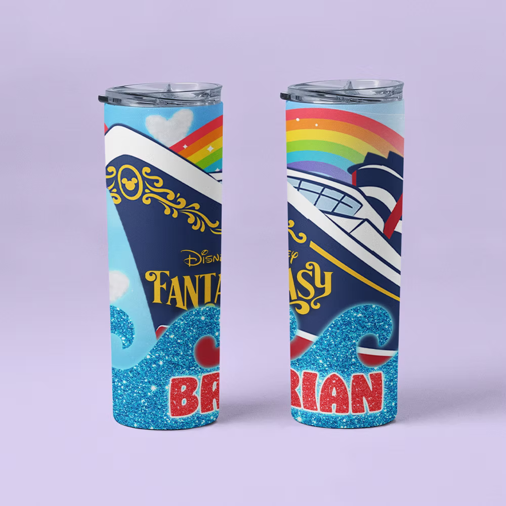 Disney Cruise Personalized Tumbler - Two Crafty Gays