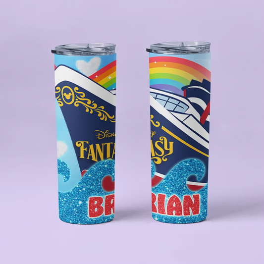 Disney Cruise Personalized Tumbler - Two Crafty Gays