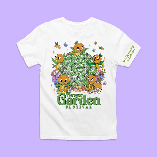 Disney Epcot Personalized Shirt - Flower & Garden Festival - Two Crafty Gays