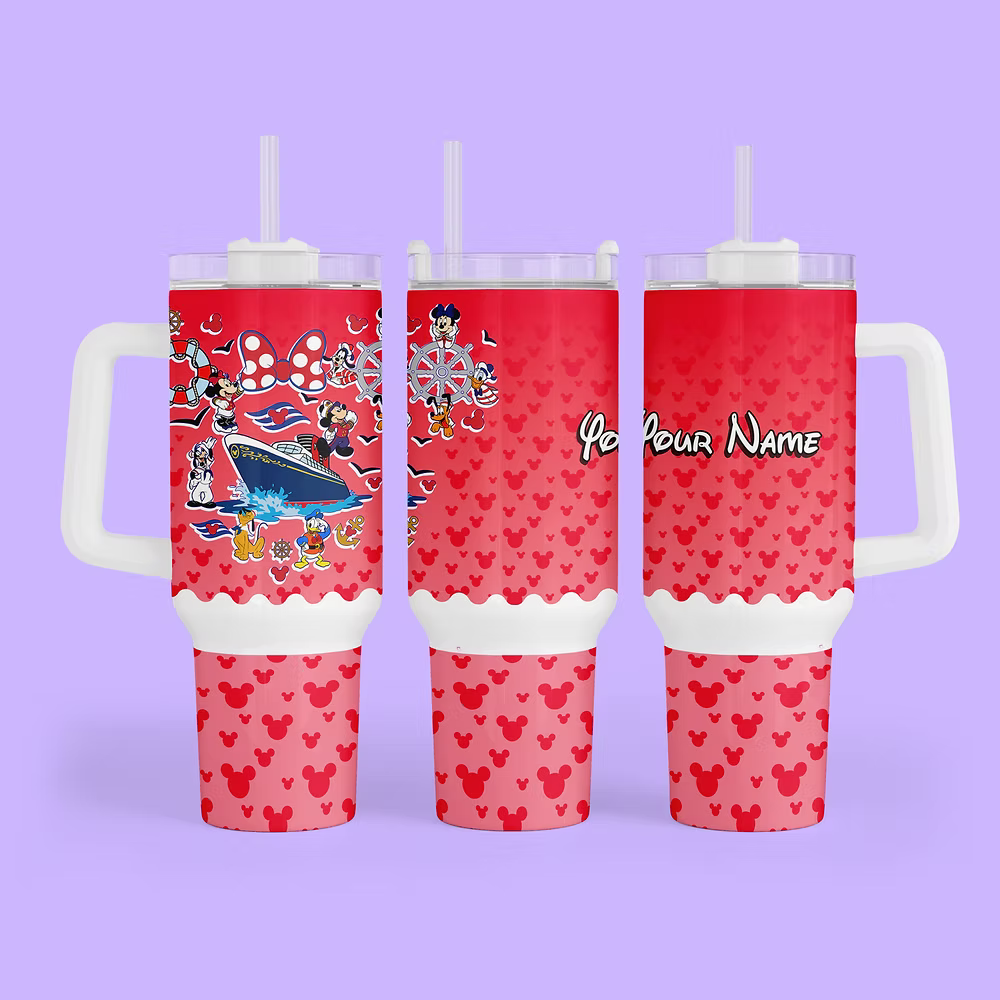 Disney Cruise 40 oz Quencher Tumbler - Two Crafty Gays