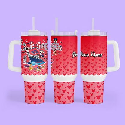 Disney Cruise 40 oz Quencher Tumbler - Two Crafty Gays