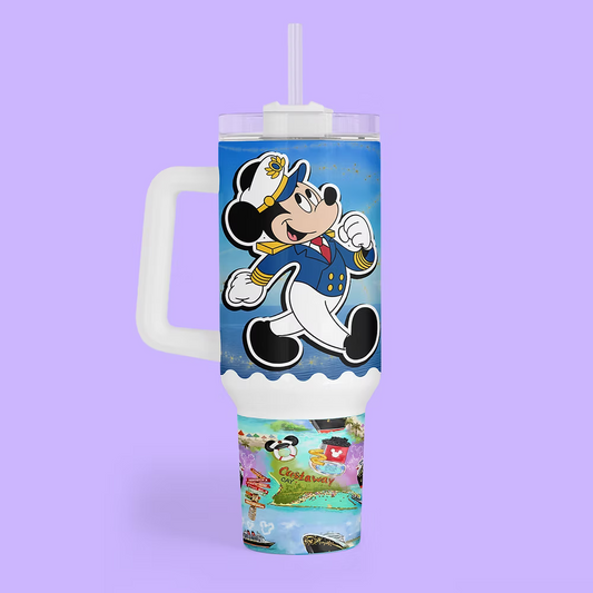 Disney Cruise 40 oz Quencher Tumbler - Two Crafty Gays