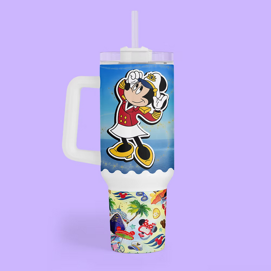 Disney Cruise 40 oz Quencher Tumbler - Two Crafty Gays