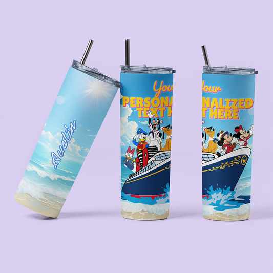 Disney Cruise Personalized Tumbler - Two Crafty Gays