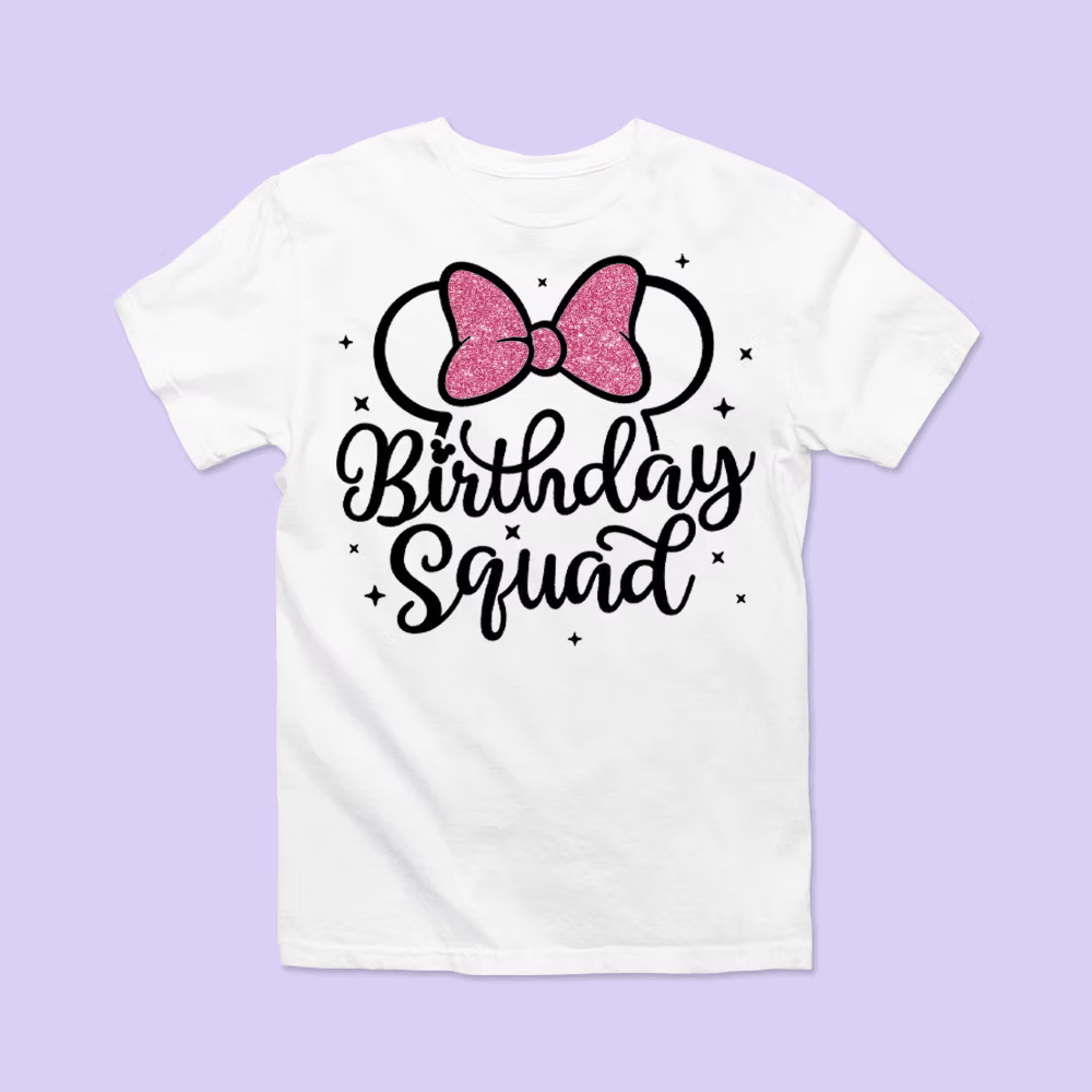 Disney Birthday Shirt - Birthday Squad - Two Crafty Gays