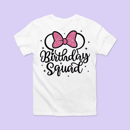 Disney Birthday Shirt - Birthday Squad - Two Crafty Gays