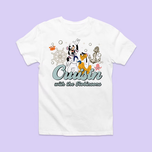 Disney Cruise Line Personalized Shirt - Goofy & Pluto - Two Crafty Gays