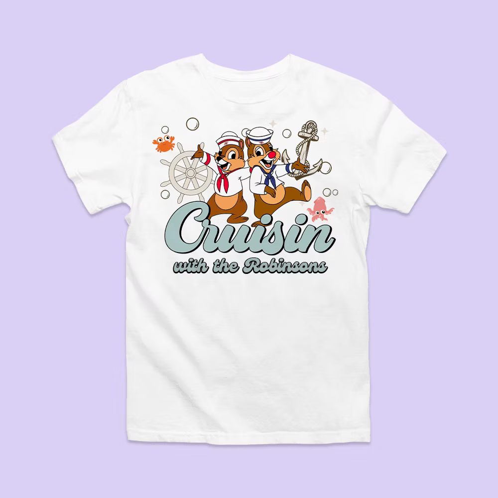 Disney Cruise Line Personalized Shirt - Chip & Dale - Two Crafty Gays