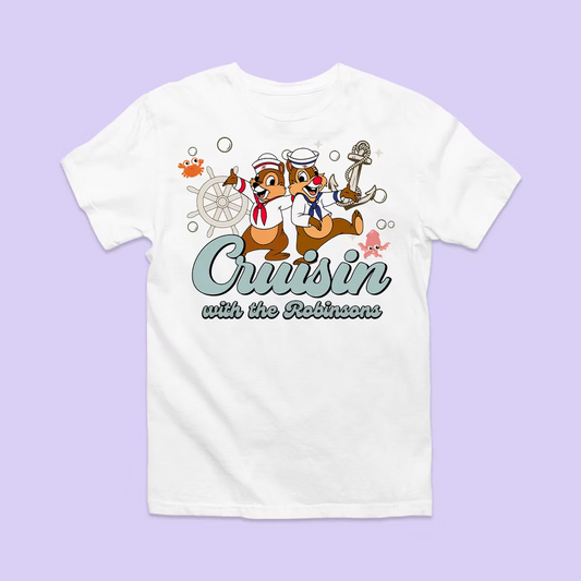 Disney Cruise Line Personalized Shirt - Chip & Dale - Two Crafty Gays