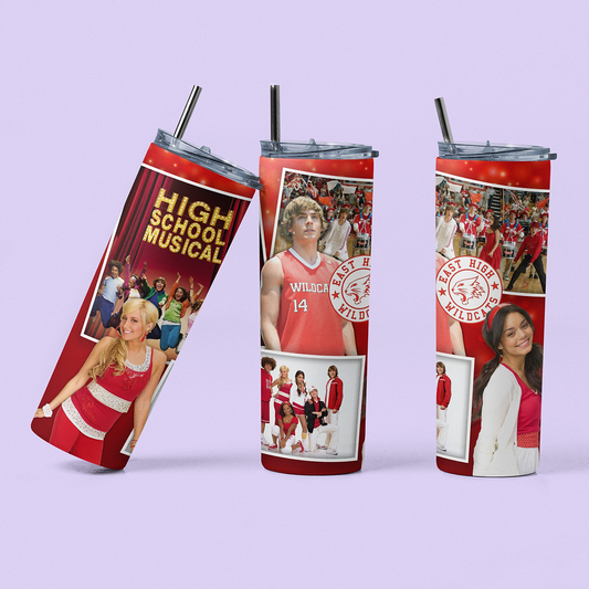 High School Musical Collage Tumbler Cup - Two Crafty Gays