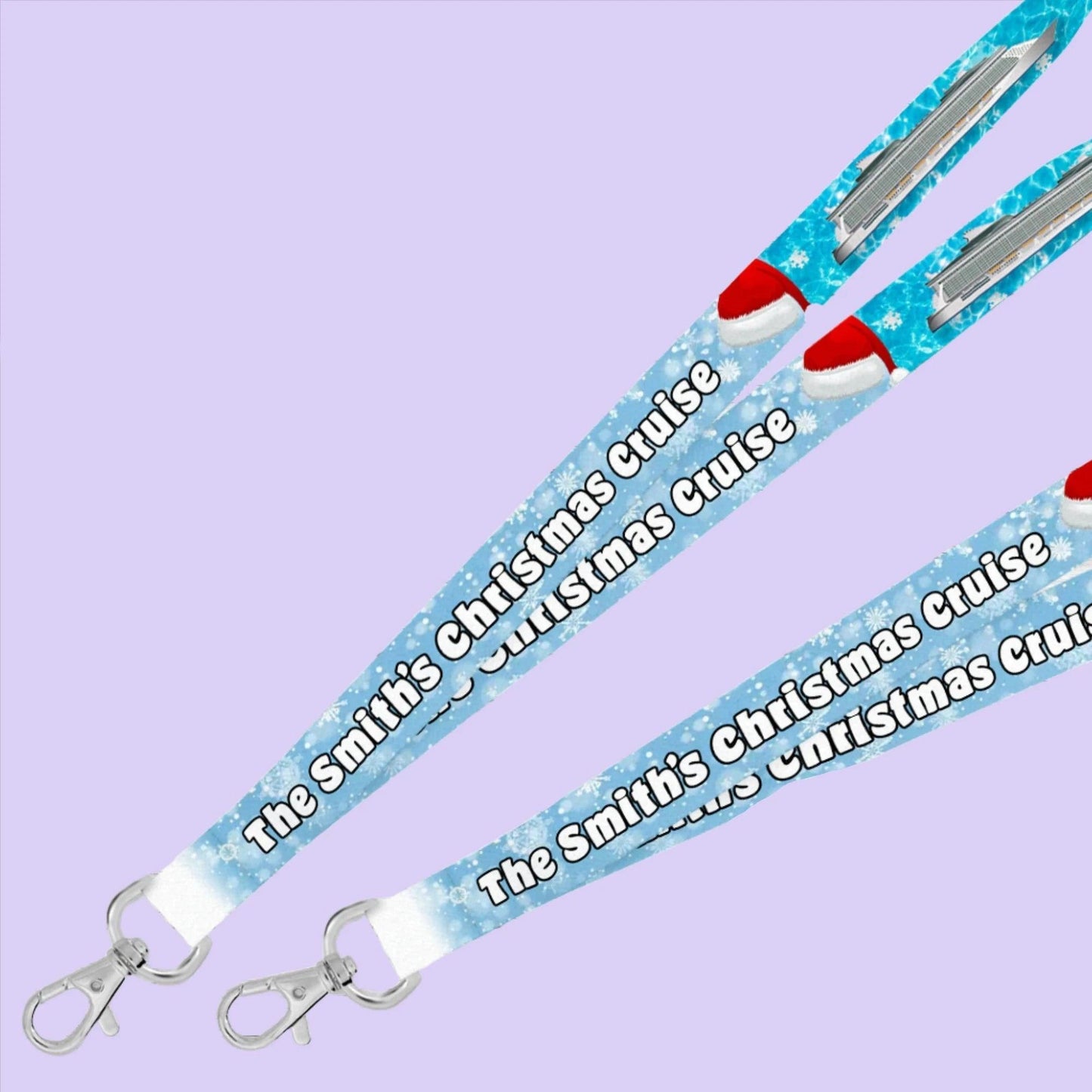 Personalized Cruise Lanyard - Christmas - Two Crafty Gays