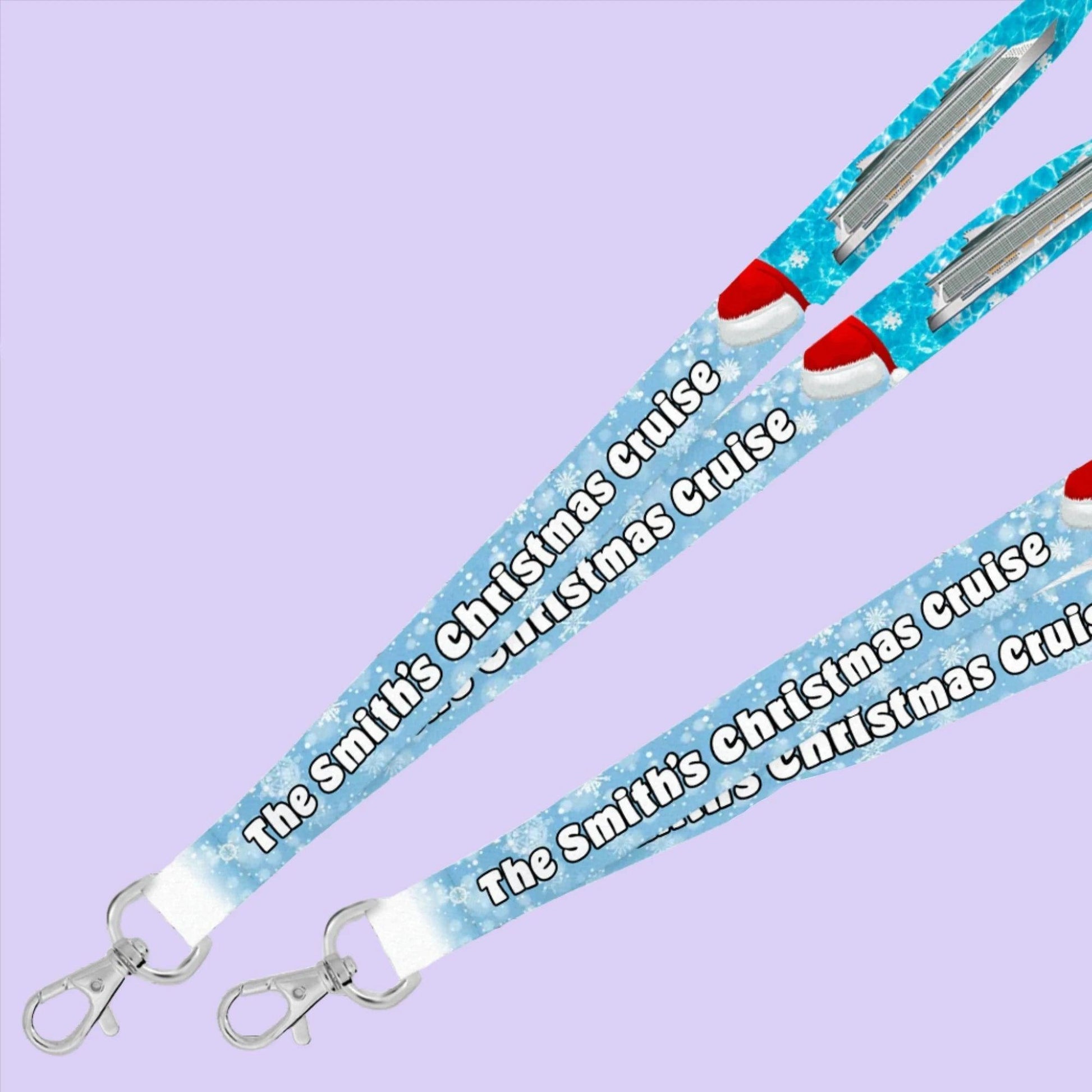 Personalized Cruise Lanyard - Christmas - Two Crafty Gays