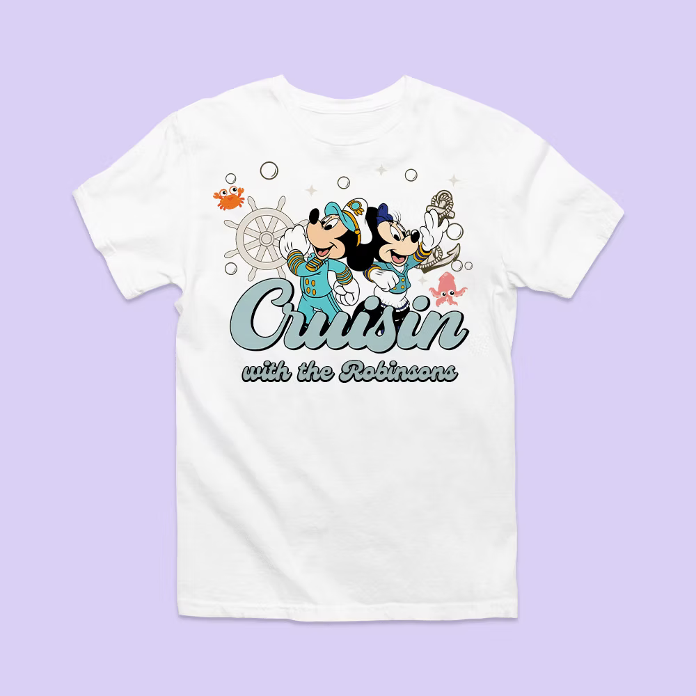 Disney Cruise Line Personalized Shirt - Mickey & Minnie - Two Crafty Gays