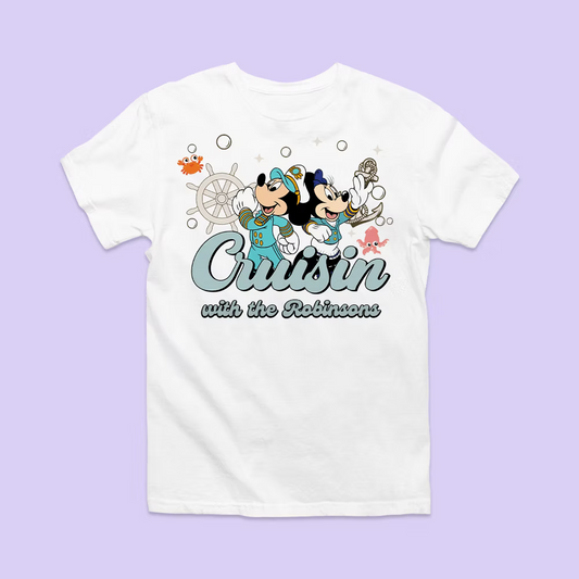 Disney Cruise Line Personalized Shirt - Mickey & Minnie - Two Crafty Gays