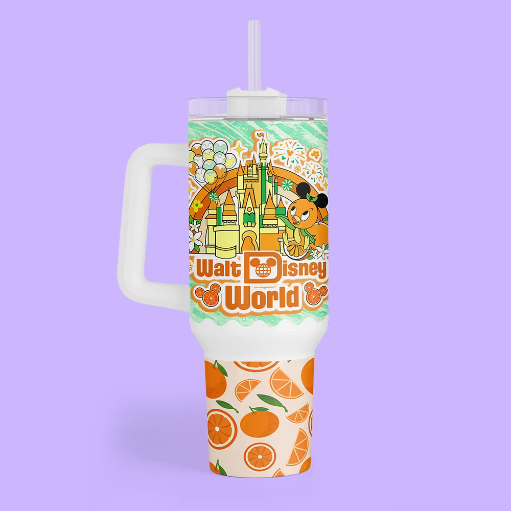 Disney Orange Bird 40 oz Tumbler - Two Crafty Gays