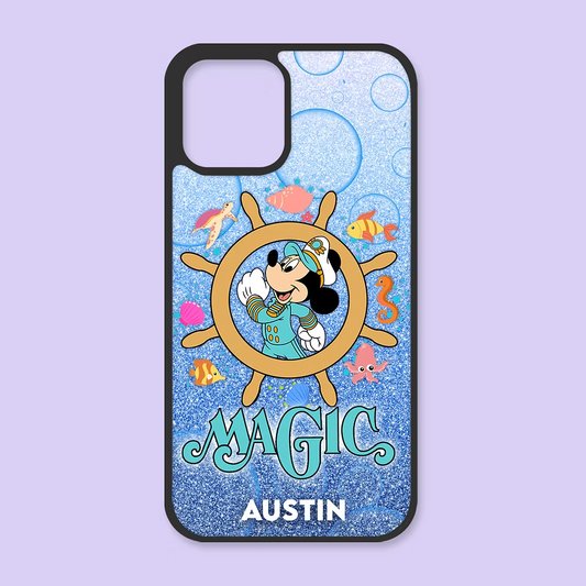 Disney Cruise Personalized iPhone Case - Mickey - Two Crafty Gays