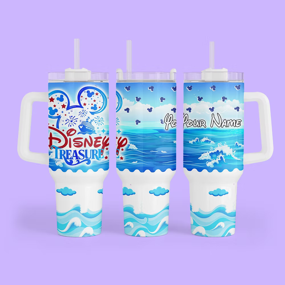 Disney Cruise 40 oz Quencher Tumbler - Two Crafty Gays