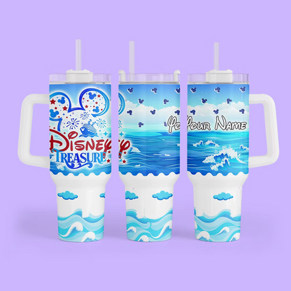 Disney Cruise 40 oz Quencher Tumbler - Two Crafty Gays